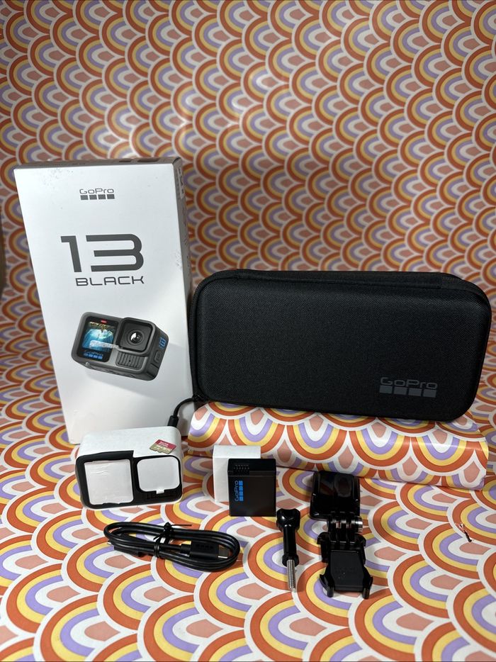 NEUF Caméra d'action GOPRO HERO13 noire 5,3K / 2 batteries / carte 128 Go / étui de transport - photo numéro 8