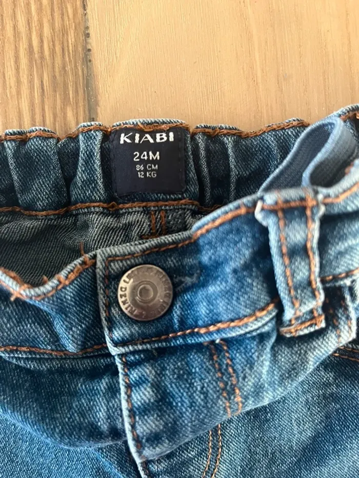 Jean slim bleu garçon 24 mois – Kiabi 👖 - photo numéro 3