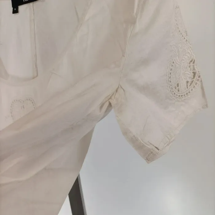 T-shirt brodé The Kooples - 100% coton - Taille S - A163 - photo numéro 6