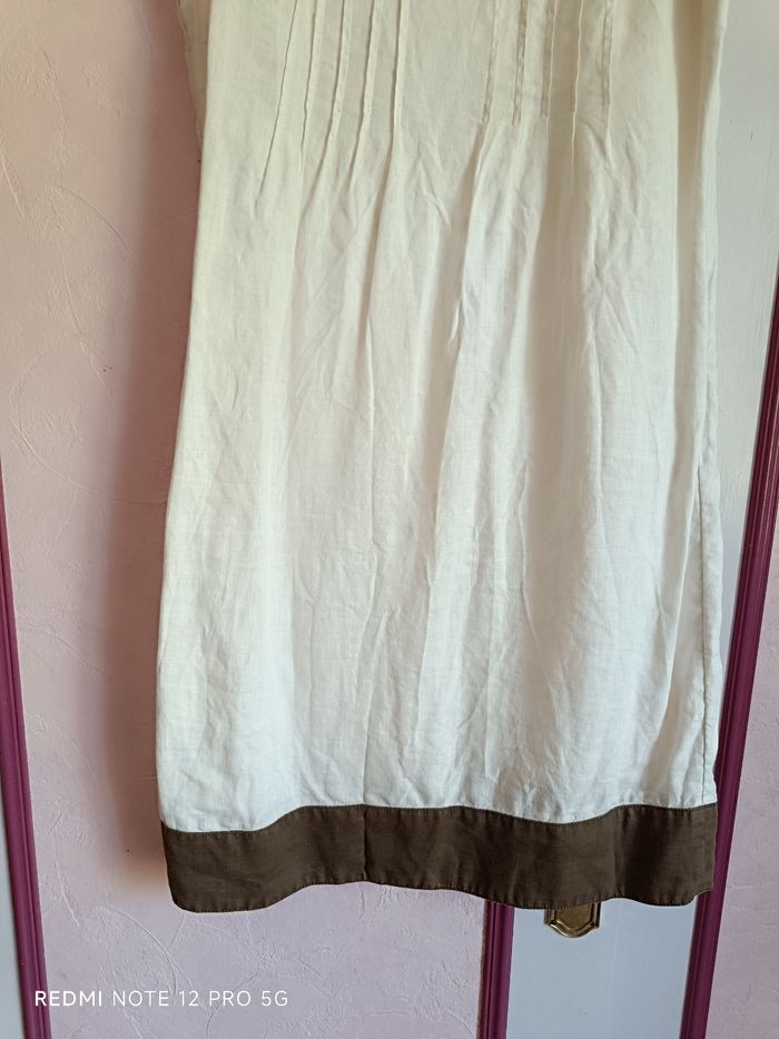 Robe écru Armand Thiery 100% lin T.38 - photo numéro 7