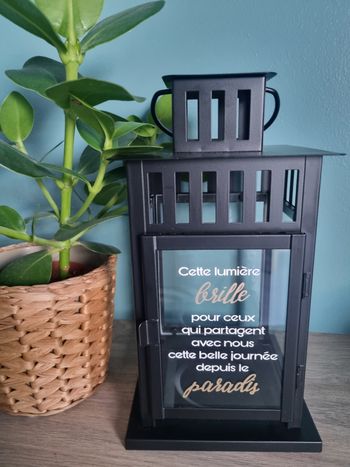 Lanterne defunt mariage, baptême