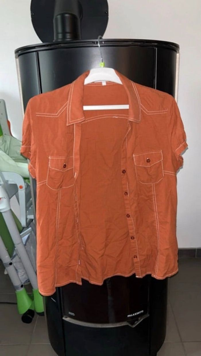 Chemise manche courte femme