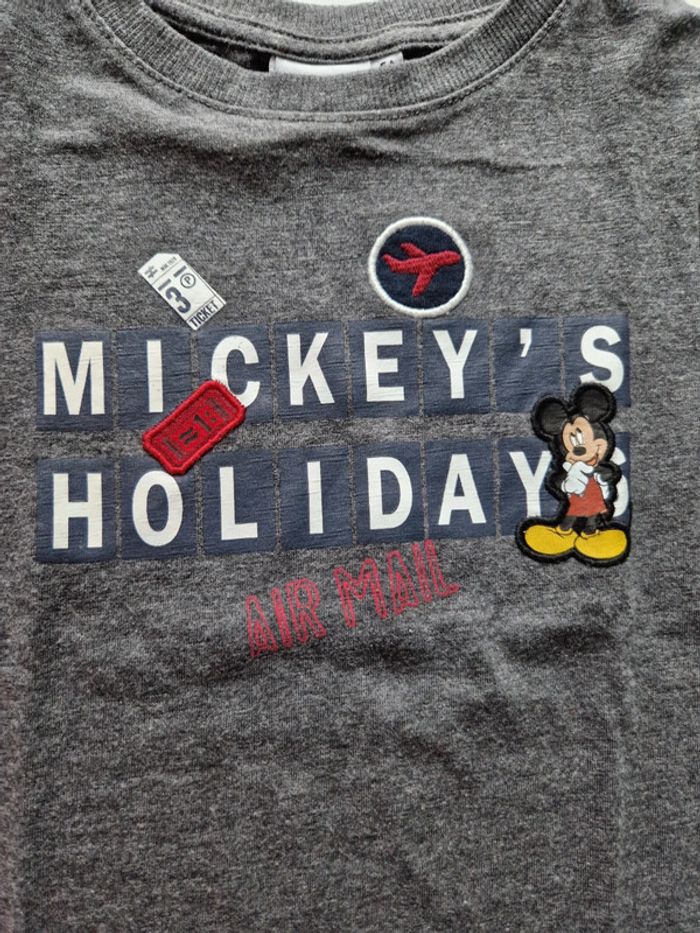 Tee-shirt manches longues mickey - photo numéro 2