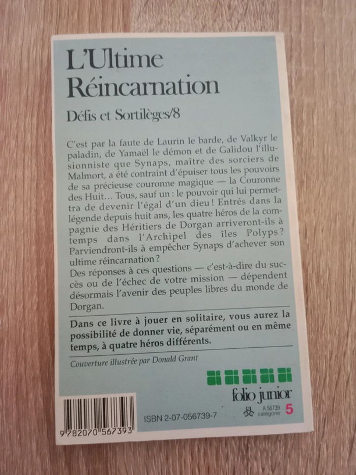 * Ldvelh - Gildas Sagot - L'ultime réincarnation - Défis et Sortilèges - photo numéro 2