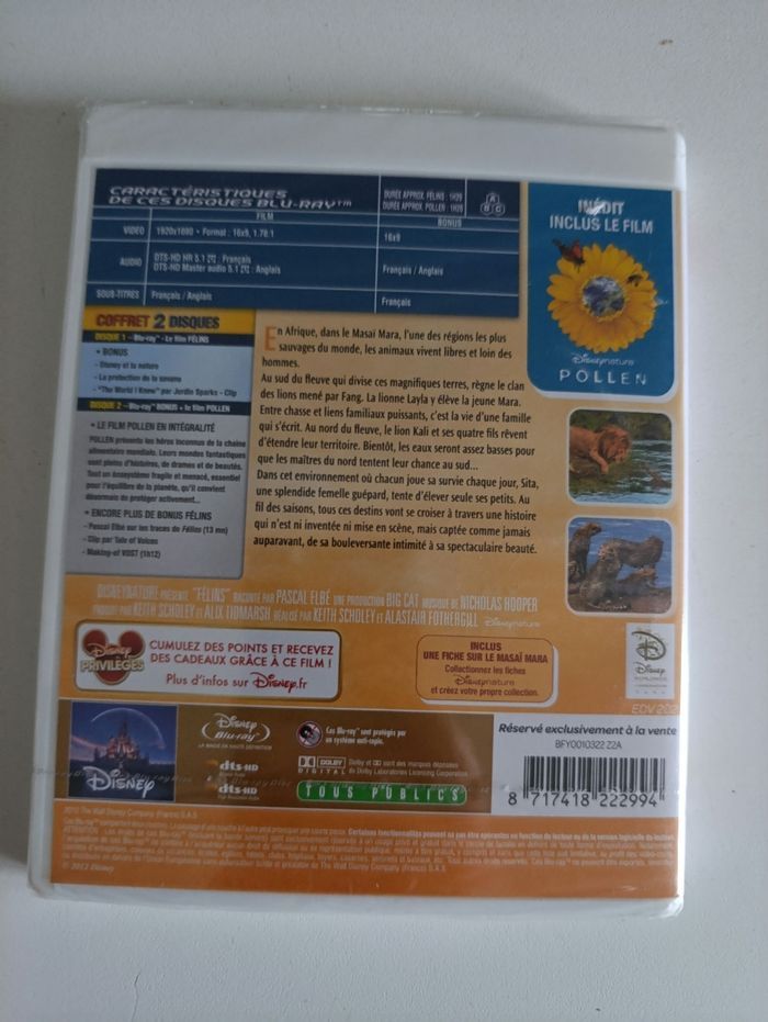 Blu-ray neuf Félins Disney - photo numéro 2