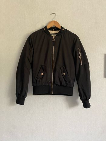 Blouson aviateur molletonné noir Tally Weijl XS