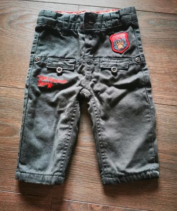 Pantalon doublé bébé garçon 6 mois NEUF