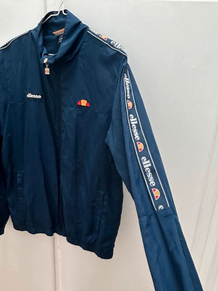 Veste survêtement vintage bleu marine ellesse - photo numéro 5