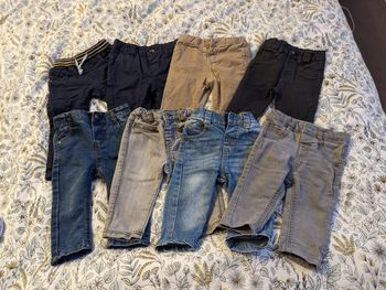 Lot 8 pantalons 6 mois