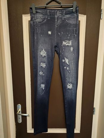 Legging imitation jean