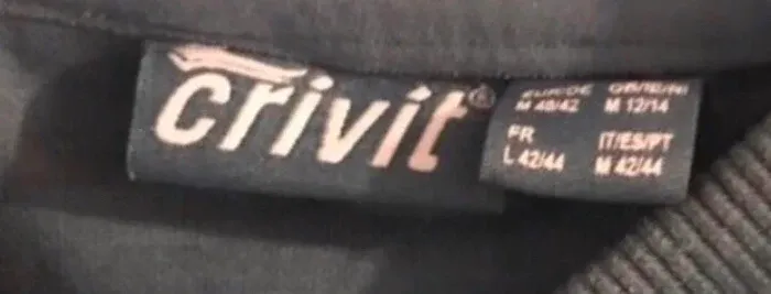 Veste crivit unisexe manches longues sans capuche bleu taille L - photo numéro 3
