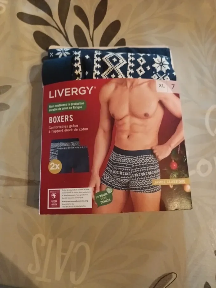 Boxers homme taille XL