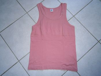 Débardeur rose PETIT BATEAU 18 ans