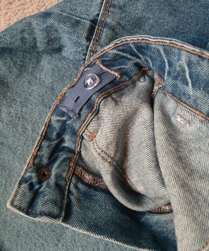 Jean cargo bleu Gémo taille 10 ans - photo numéro 4