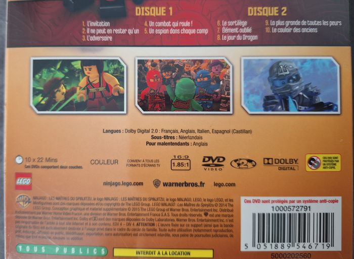 Ninjago Le tournoi des éléments - L'intégrale de la saison 4 - DVD Lego - photo numéro 5