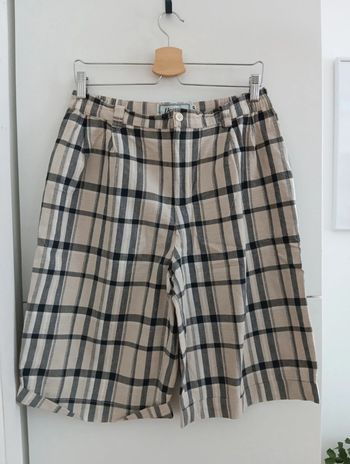 Bermuda vintage à carreaux