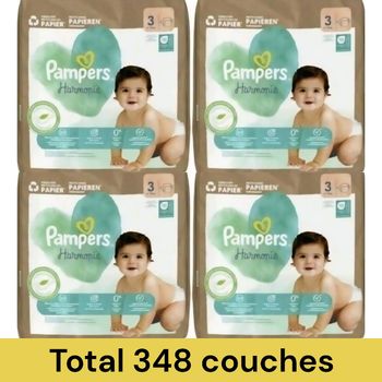 4 cartons Pampers Harmonie T3