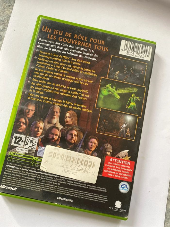 le seigneur des anneaux le tier age xbox - photo numéro 3