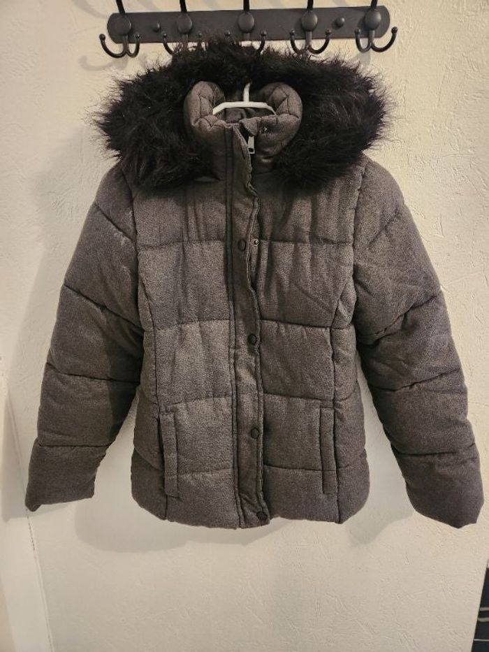 Manteau gris GEMO 14 ans