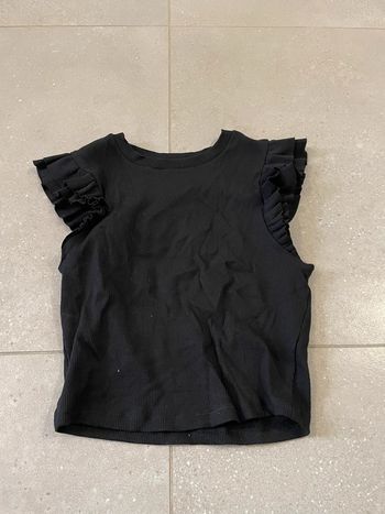 Top noir Zara, taille M, très bon état