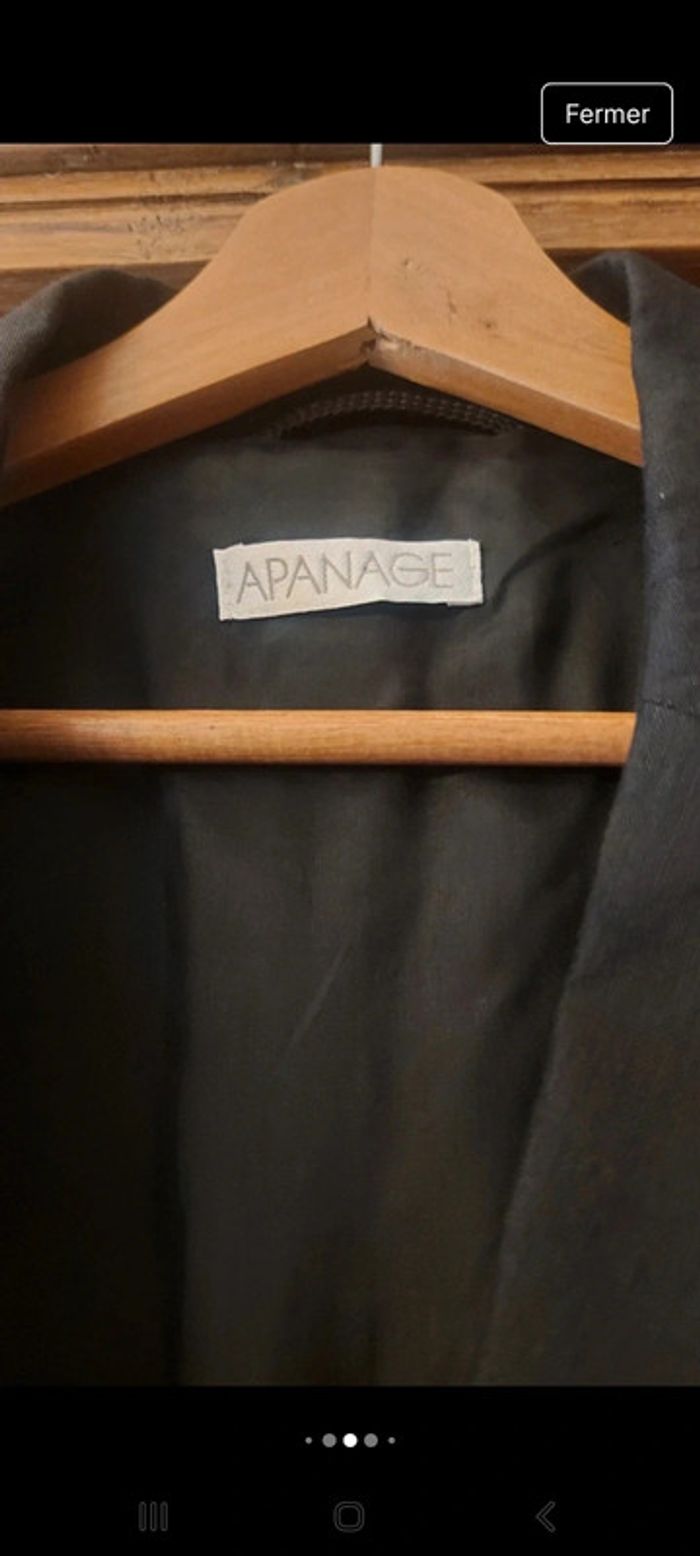 Blazer Apanage be/fr 40 en lin en parfait état - photo numéro 6
