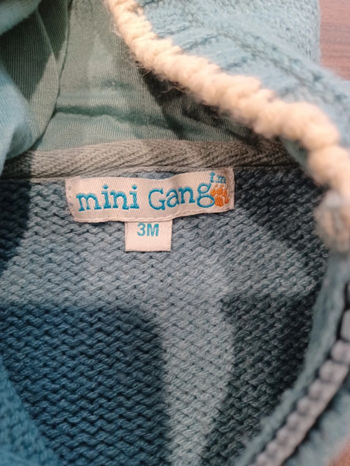 Pull zippée 3 mois - photo numéro 2