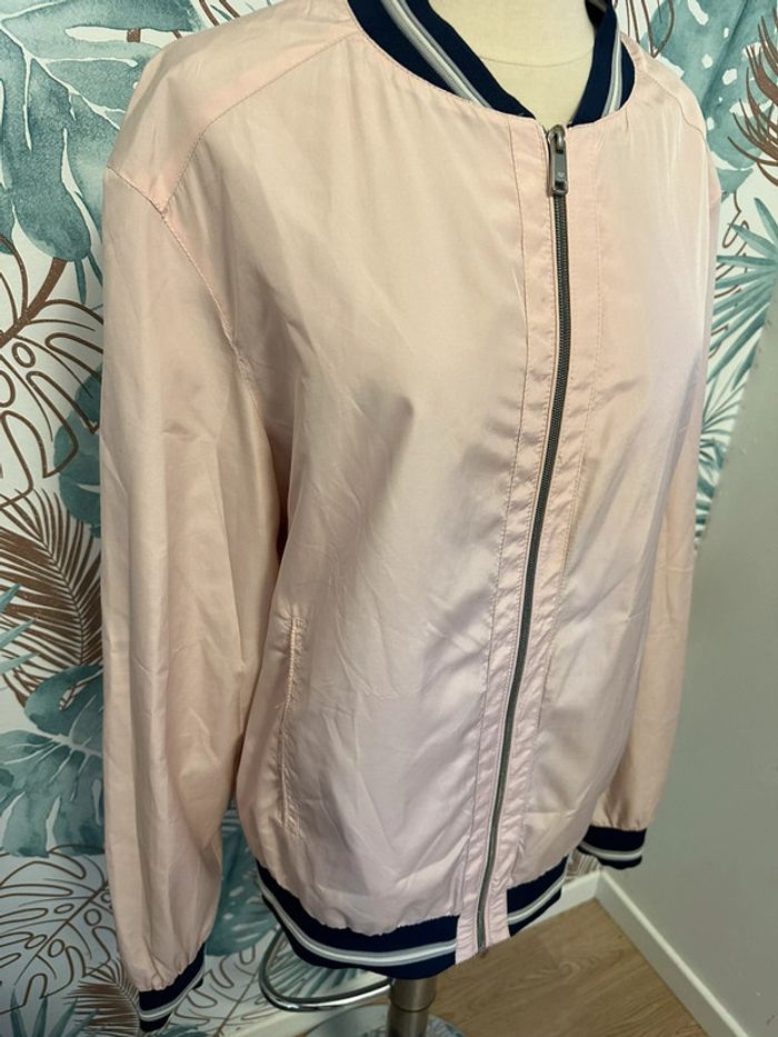 Veste bomber rose Zara tL - photo numéro 2