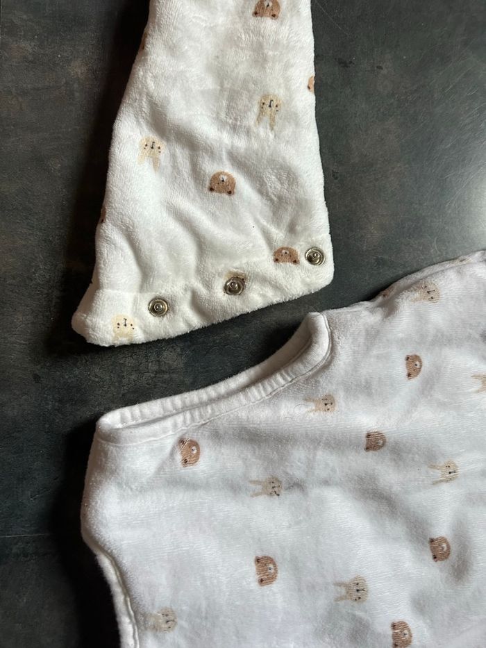 Gigoteuse velours ours lapin naissance kiabi - photo numéro 10