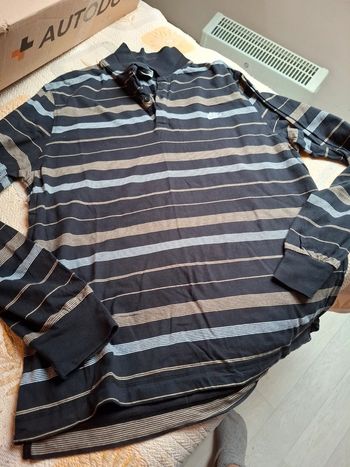 Magnifique pull homme manche longue