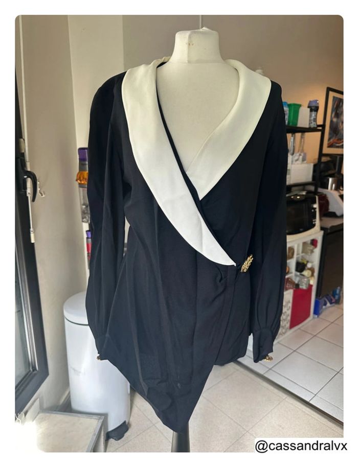 Haut blouse gros bouton doré - Georges Rech