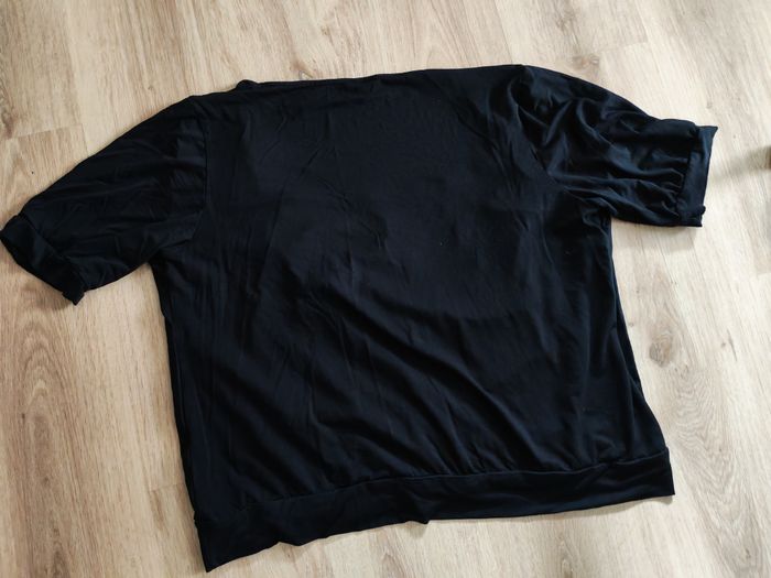 Haut t-shirt noir avec imprimé t54/56 In Extenso - photo numéro 2