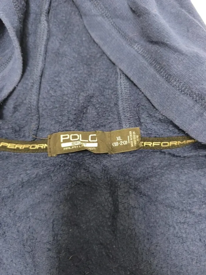 Sweat zippé XL adolescent ou S Homme Ralph Lauren Polo Sport - photo numéro 8