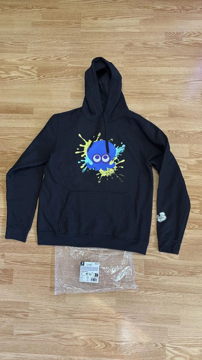 Sweat à capuche Splatoon Noir - photo numéro 2