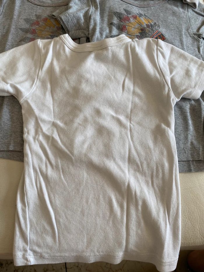 Lot 6 maillots t-shirt tricot de peau 4 ans Absorba - photo numéro 8
