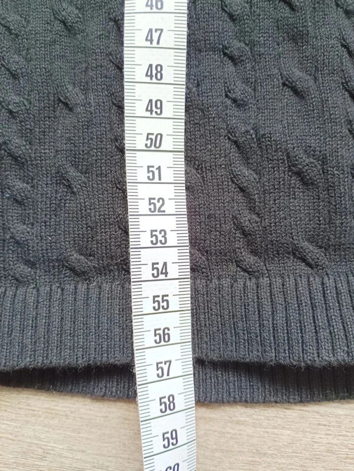 Pull en maille torsadée Charter Club – Taille L - Noir - photo numéro 6