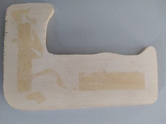 Lettre L en bois - photo numéro 4