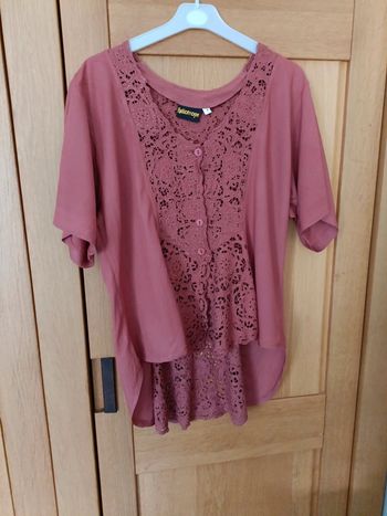 Blouse vieux rose Heliotrope