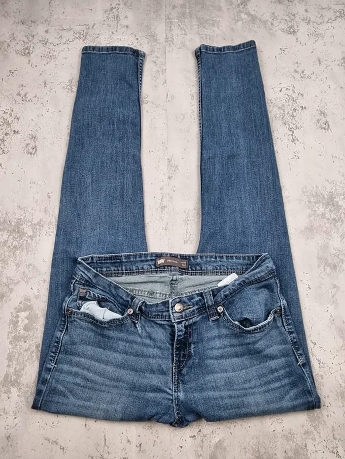 Jeans Levi’s Skinny bleu – Taille 38 Femme (mesures en photos) - photo numéro 2