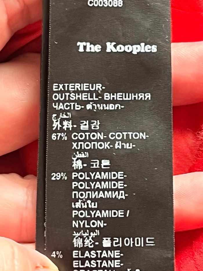 Robe rouge et dentelle the Kooples S - photo numéro 6