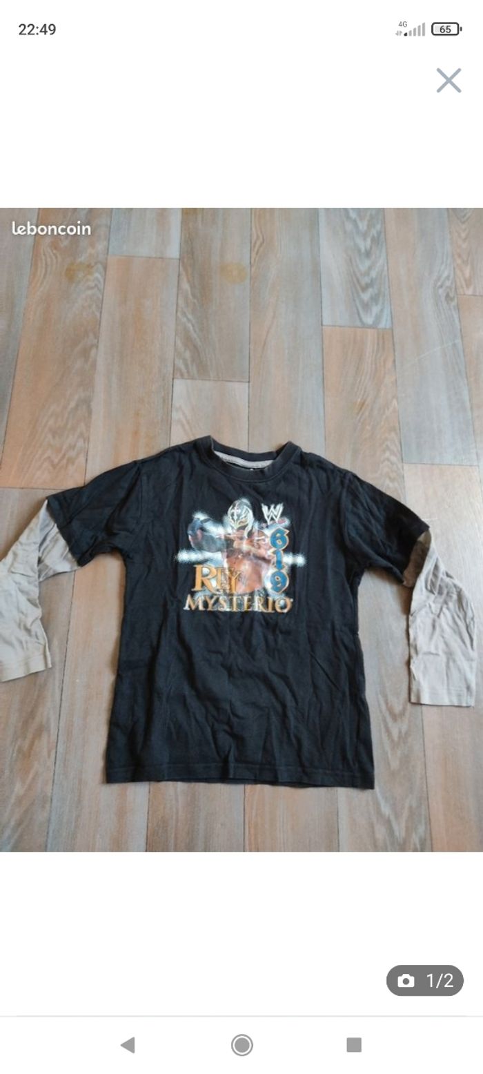 Tee shirt manches longues garçon taille 8 ans