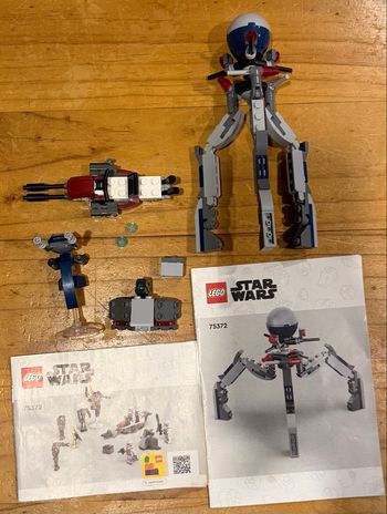 Lego star wars 75372 Clone Trooper & Battle Droid Battle Pack *Sans figurines*