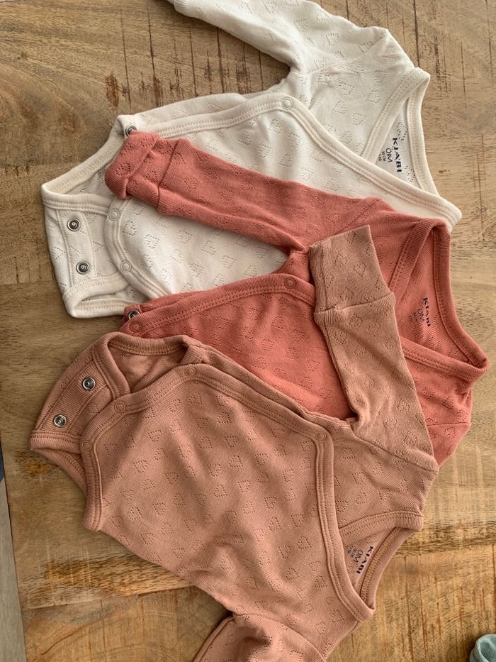 Lot de 3 bodys 0M
