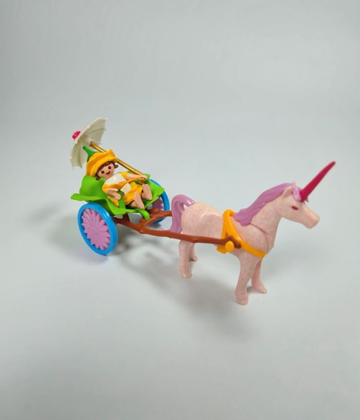 Playmobil Figurine Fée en calèche et Licorne - photo numéro 3
