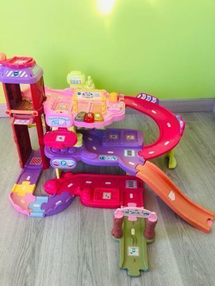 Garage auto tut tut bolides rose vtech - jeu fille - photo numéro 5