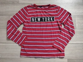 Tee-shirt manche longue New York 10 ans