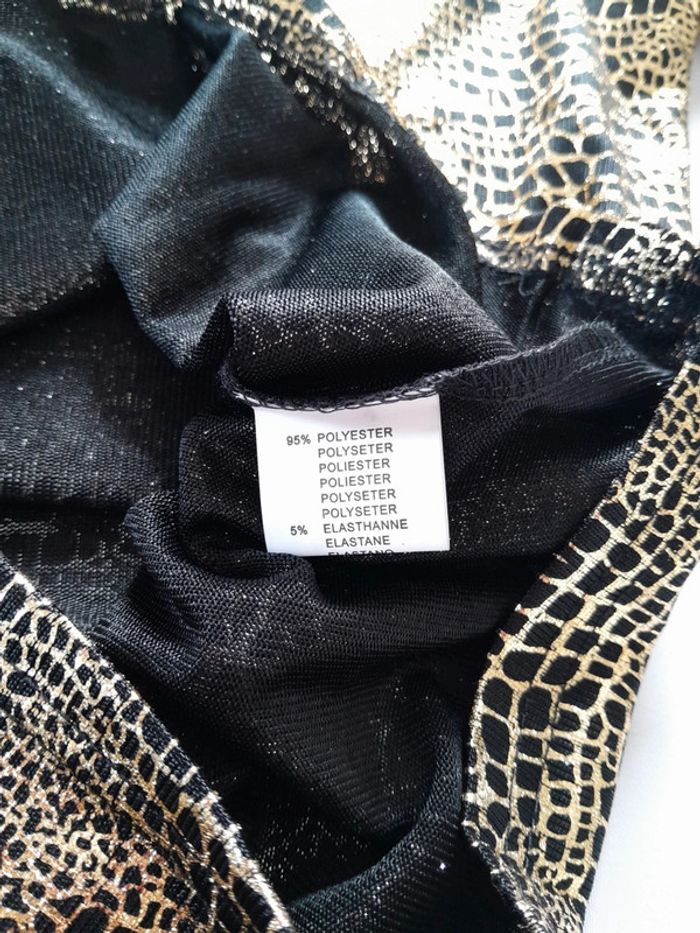 Tee shirt imprimé doré May taille S/M - photo numéro 5