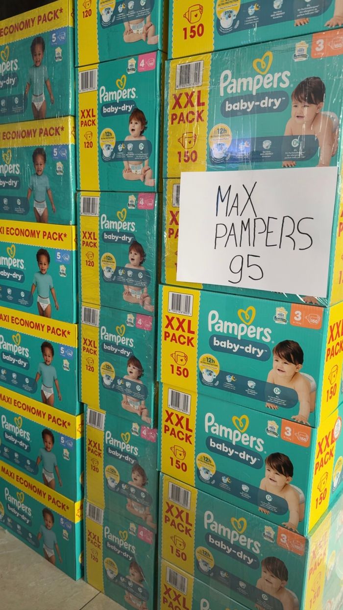 Couches Pampers Baby Dry XXL Neuf