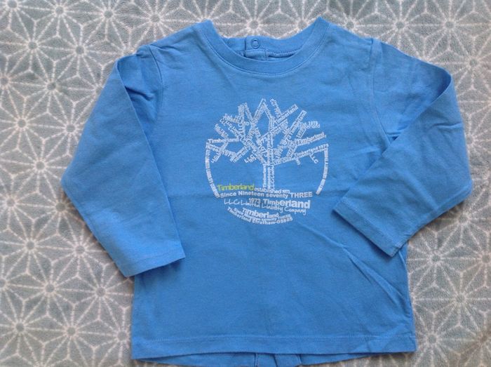 Tee-shirt Timberland bleu - 18 mois
