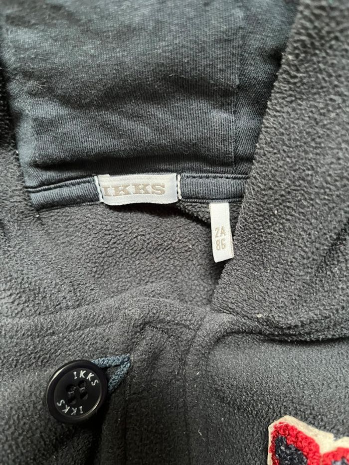 gilet polaire marine IKKS - 2 ans (24 mois) - photo numéro 3