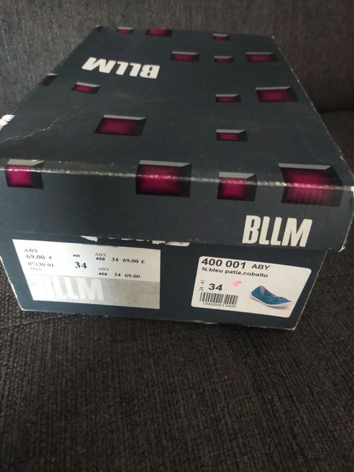 Ballerines neuves Bellamy T 34 bleu - photo numéro 3